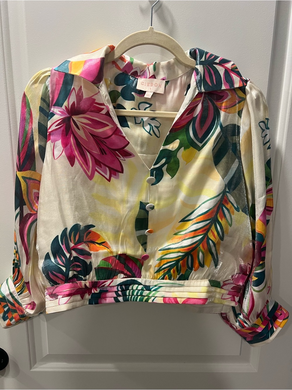 Ciebon Floral Print Blouse - Picture 3 of 4